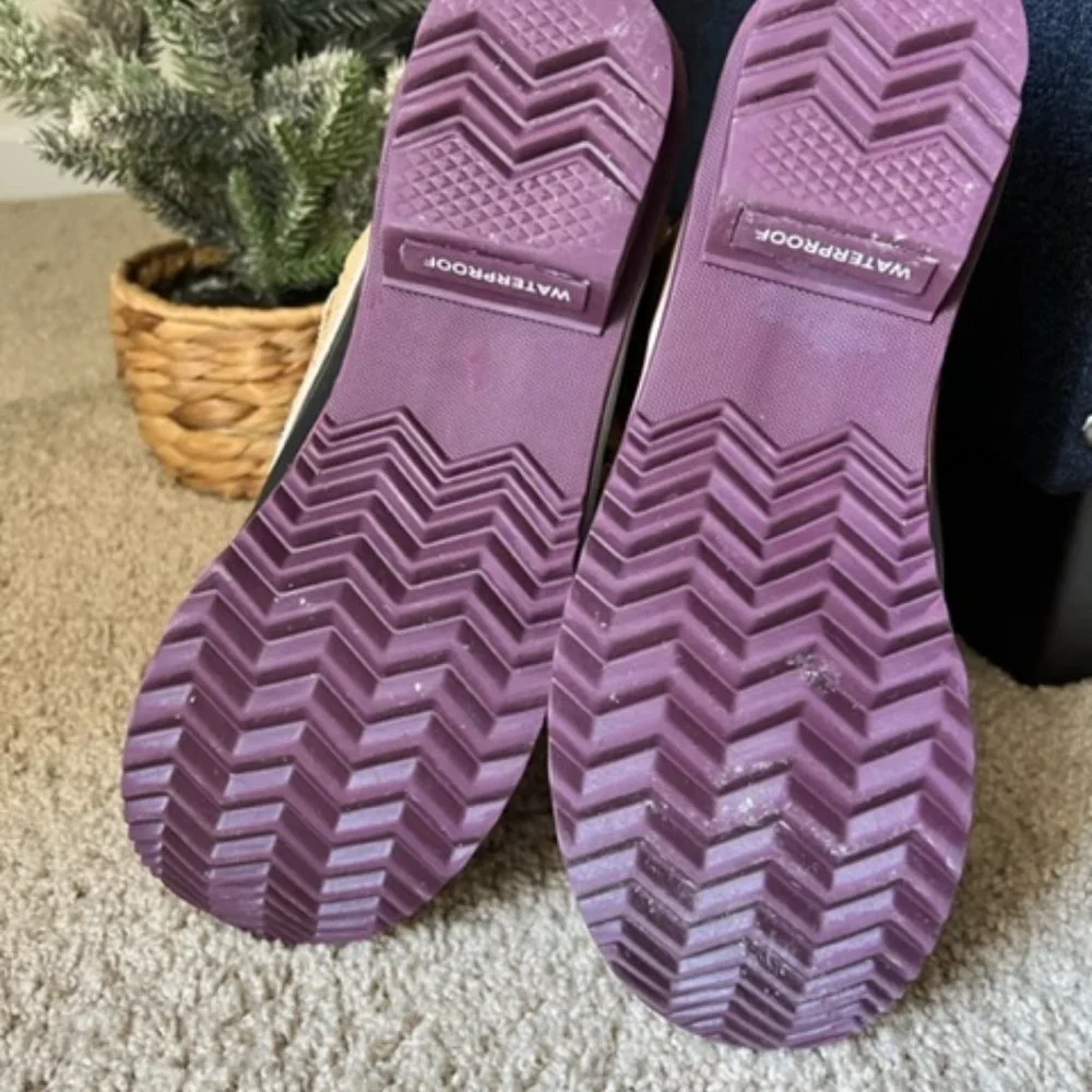 Sorel Women's Winter Boots - Tan, Black, and Pink - Picture 4 of 6